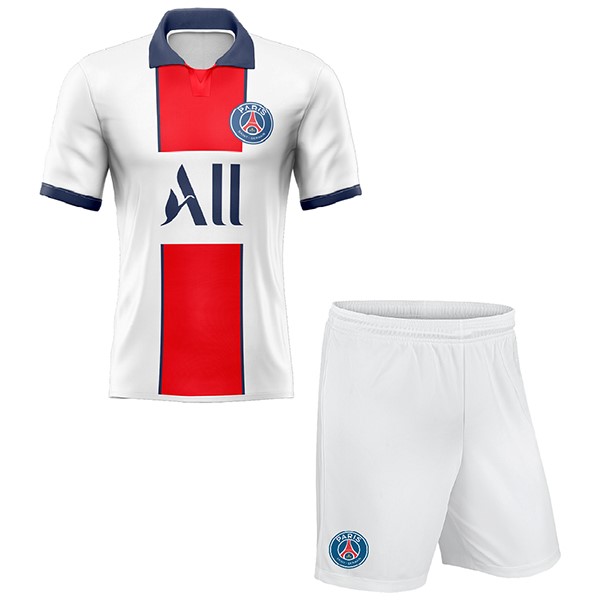 Camiseta Paris Saint Germain Segunda equipo Niños 2020-21 Blanco